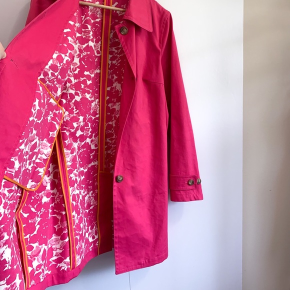 J. Crew Pink Trench Coat - Picture 11 of 14